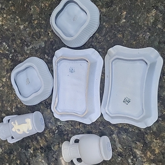 𝅺VINTAGE 6 pieces Made in Occupied Japen Jasperware - Picture 9 of 9